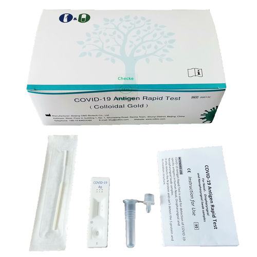 COVID-19新冠病毒快速诊断套装 - 00013C - Beijing O&D Biotech Co., Ltd. - 抗原 / SARS-COV-2 / 鼻咽