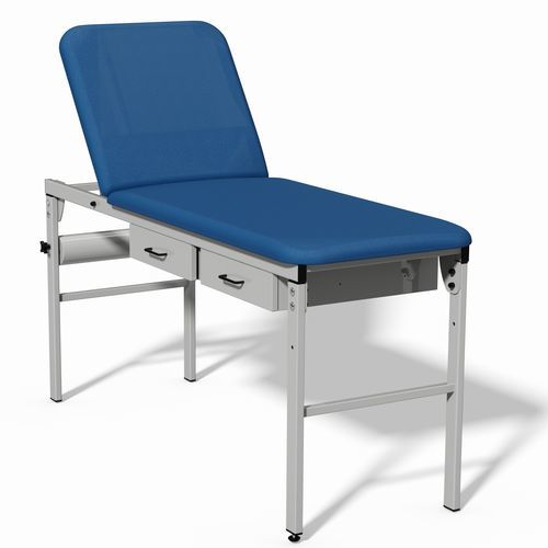 手动检查床 - 112  - Plinth Medical - 椅背可调 / 高度固定 / 带收纳