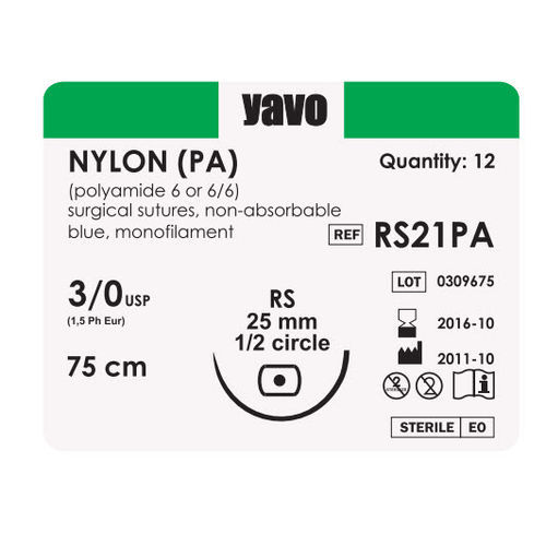 不可吸收缝合线 - Nylon - Przedsiębiorstwo YAVO - 综合外科手术 / 眼科手术 / 整形手术