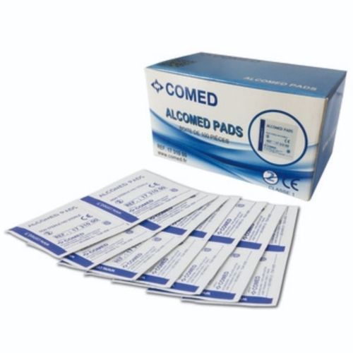 酒精拭子 - Alcomed - COMED - 棉质 / 100个每盒 / 棉质