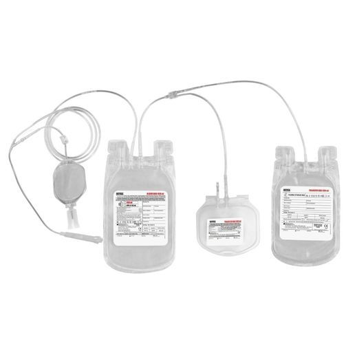 双血浆袋 - MITRA Industries - CPD/SAG-M / PVC / 用于红血球