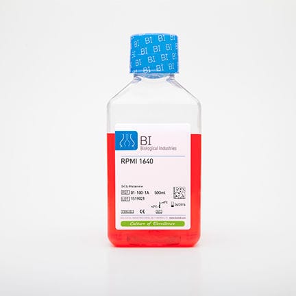 RPMI-1640培养基试剂 - 01-100-1A	 - Biological Industries/以色列生物科技 - 血清 / 用于细胞培养 / 液体
