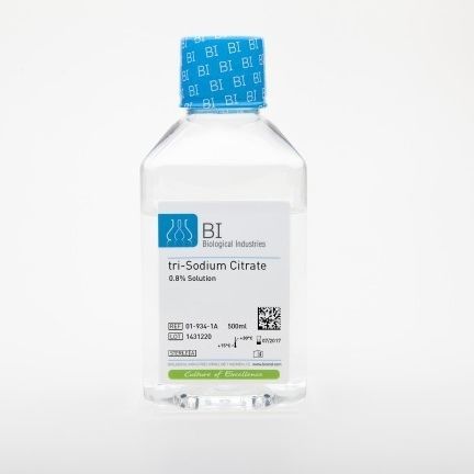 溶液试剂 - 01-934-1A - Biological Industries/以色列生物科技 - 低渗 / 用于细胞培养 / 钠