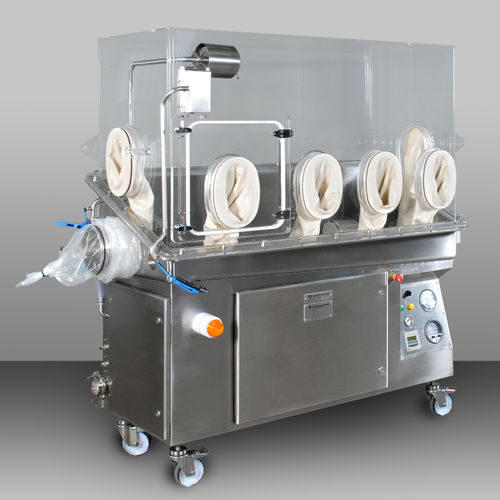 制药隔离器 - Hosokawa Micron - 密闭 / 用于分配 / 取样