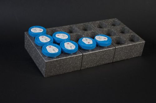 试管实验室血沉架 - PU18 - M.&G. INTL srl - 用于血液试管 / 聚丙烯