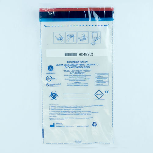 危险品包装袋 -  02 GREEN - M.&G. INTL srl - 用于生物制品 / 生物样本 / 塑料