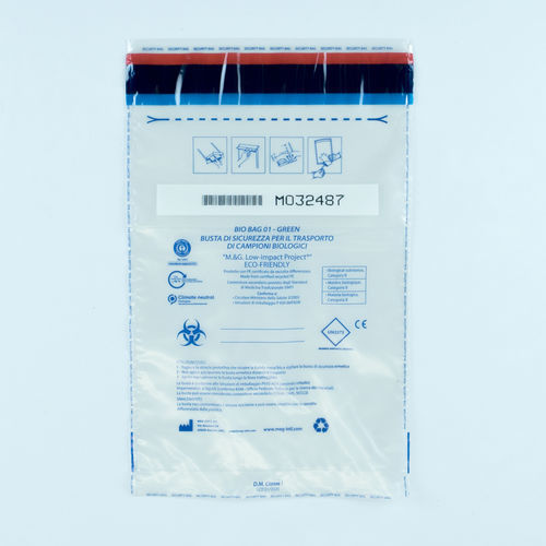 危险品包装袋 - 01 GREEN - M.&G. INTL srl - 用于生物制品 / 生物样本 / 塑料