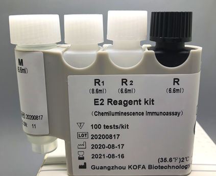 溶液试剂套装 - E2 - Guangzhou KOFA Biotechnology Co.,Ltd. - 基于磁珠 / 免疫分析 / 心脏