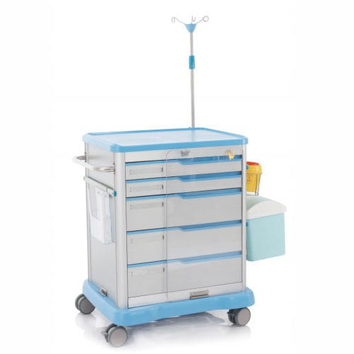 医用推车 - W3703 - Sichuan Yufeng Medical Equipment Co., Ltd. - 医院用 / 急救 / 重症监护