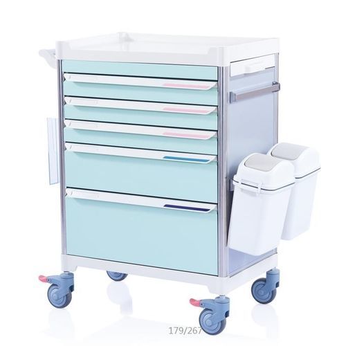 医用推车 - W3922 - Sichuan Yufeng Medical Equipment Co., Ltd. - 医院用 / 药品 / 垃圾桶