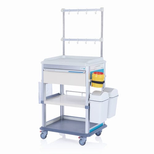 医用推车 - W3718 - Sichuan Yufeng Medical Equipment Co., Ltd. - 用于器械 / 垃圾桶 / 护理