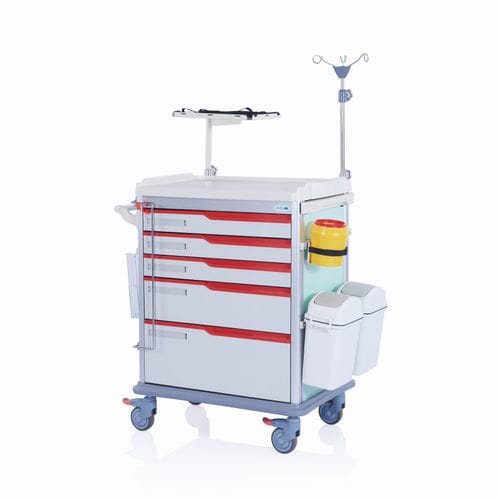 医用推车 - W3711 - Sichuan Yufeng Medical Equipment Co., Ltd. - 医院用 / 急救 / 重症监护