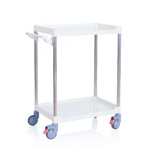 医用推车 - W3932 - Sichuan Yufeng Medical Equipment Co., Ltd. - 用于器械 / 塑料 / 双层