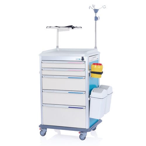 急救推车 - W3716 - Sichuan Yufeng Medical Equipment Co., Ltd. - 医院用 / 用于耗材 / 药品