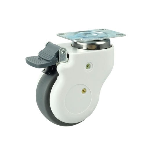 医院病床轮子 - YE30XXXTPRB - Guanzhou Ylcaster Industry - 聚氨酯 / 带制动装置 / 旋转