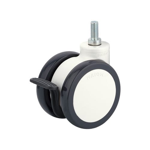 医疗推车轮子 - H322-4T075UNB/N - Haion Caster - 医院病床 / 旋转 / 带制动装置