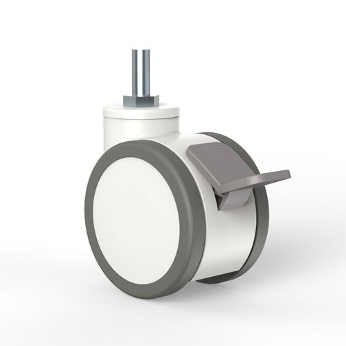 带制动装置轮子 - T06PUP100A11A - TKS Casters - 聚氨酯 / 聚酰胺 / 旋转