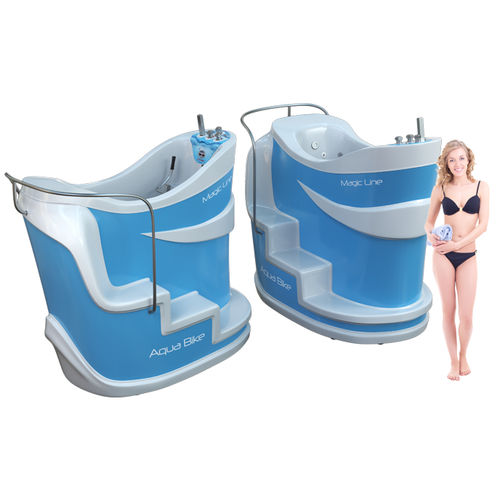 下肢水力按摩浴缸 - Aqua Bike Magic® - Fitnesswell - 带有色彩疗法灯 / 健身单车