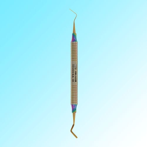 牙科复合物刮刀 - 1301-1413 - New Surgical Instruments Co. - 双 / 不锈钢 / Heidemann 式