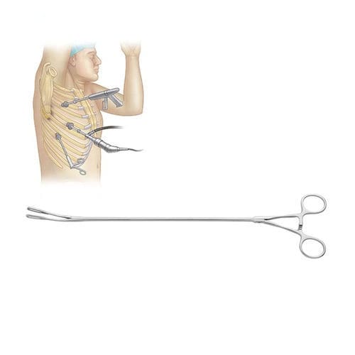 手术钳 - 813.635.01m - Zhejiang Geyi Medical Instrument - 胸腔镜 / 夹紧 / DeBakey