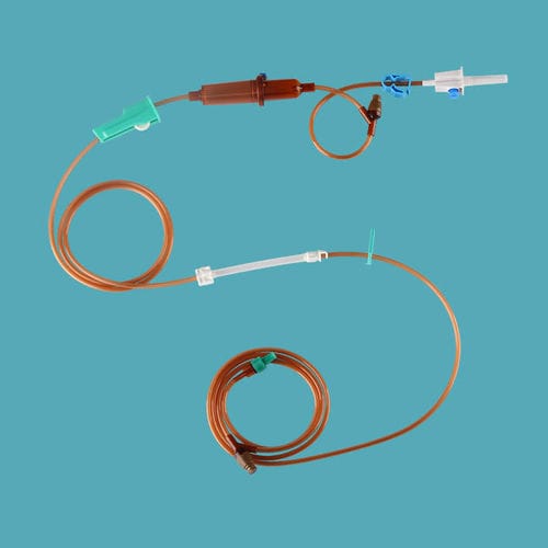 化疗输液器 - IVP-071 - Taizhou Safefusion Medical Instruments - 带滴水室 / 带Y型连接器 / 带龙头阀