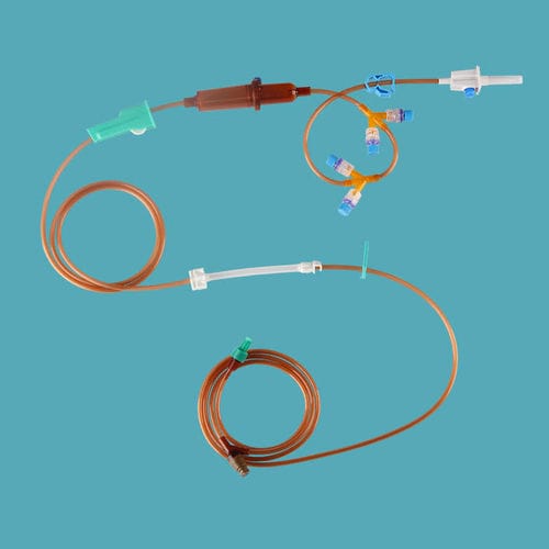 化疗输液器 - IVP-073 - Taizhou Safefusion Medical Instruments - 带滴水室 / 带Y型连接器 / 带龙头阀
