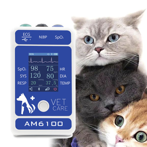 兽用病人监护仪 - AM6100 - Shanghai Berry Electronic Tech Co.,Ltd - 便携式 / ECG / SpO2