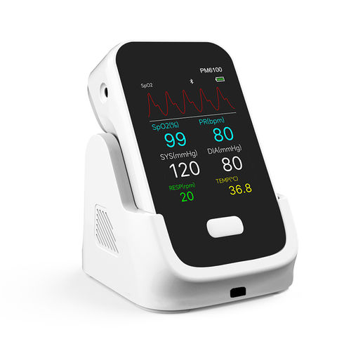 便携式病人监护仪 - PM6100 - Shanghai Berry Electronic Tech Co.,Ltd - 紧凑型 / ECG / RESP