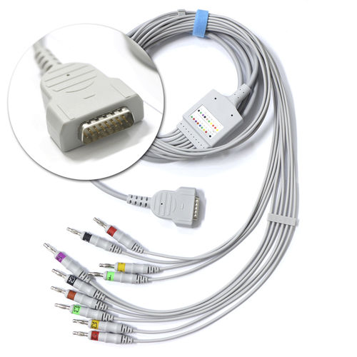监测ECG 电缆 - Shanghai Berry Electronic Tech Co.,Ltd - 10线 / 通用电气医疗 / Nihon Kohden