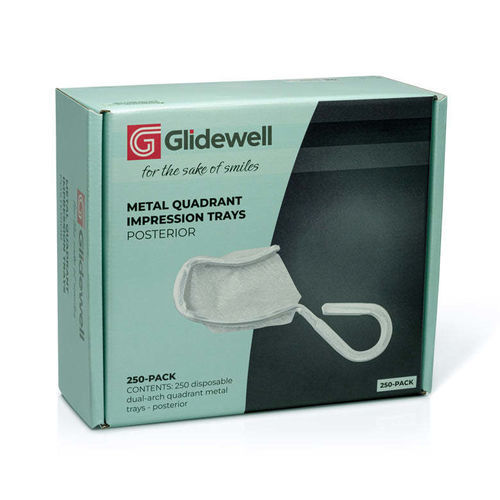 下部口腔印模托盘 - Metal Quadrant - Glidewell Direct - 上牙 / 可调节