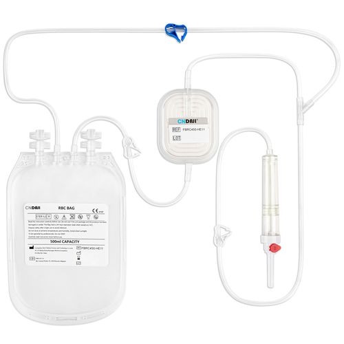 包过滤器 - FBRC450-HX10 - Guangzhou DaJi Medical Science and Technology Co., Ltd - 红血球悬浮液 / 用于减少白细胞 / 聚酯