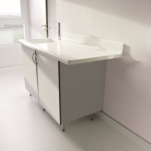 牙科实验台 - Corian Design solutions through Partners - 组织病理学 / 用于灭菌 / 核医学