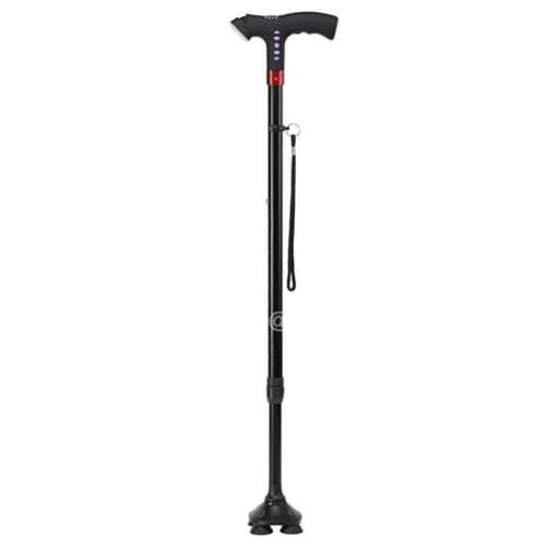 丁字把手行走拐杖 - JL9275L - Jianlian Homecare Products - 四脚 / 防滑