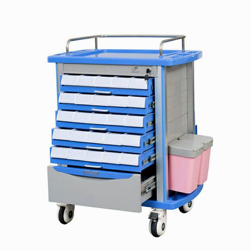 药物推车 - AG-MT011A1 - Jiangsu Aegean Technology - 药物分配 / 铝制 / 塑料