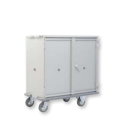 医用带行李架推车 - AISY-TRANS - WEPPES Solutions - 运输 / 搁板 / 带把手