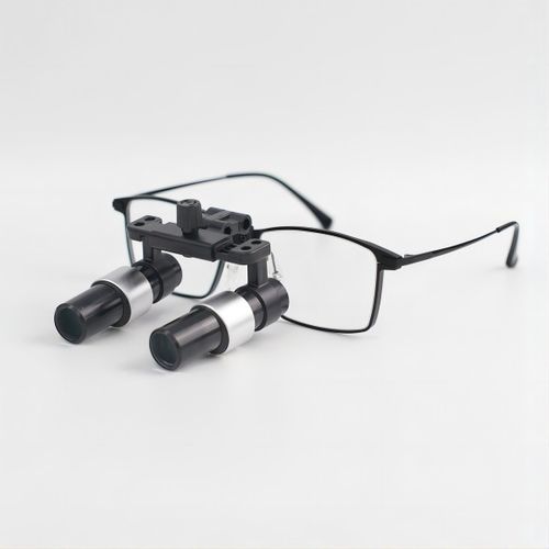眼镜框双筒放大镜 - PKYM-500X - Nanchang Micare Medical Equipment - 带折叠系统