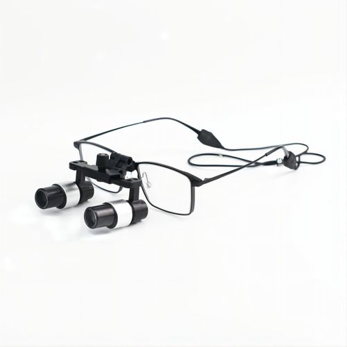 眼镜框双筒放大镜 - PKYM-400X - Nanchang Micare Medical Equipment - 带折叠系统