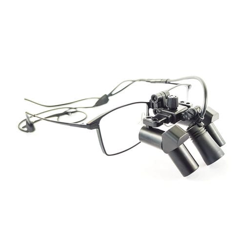 眼镜框双筒放大镜 - EFM-450X  - Nanchang Micare Medical Equipment - 带有医用头灯