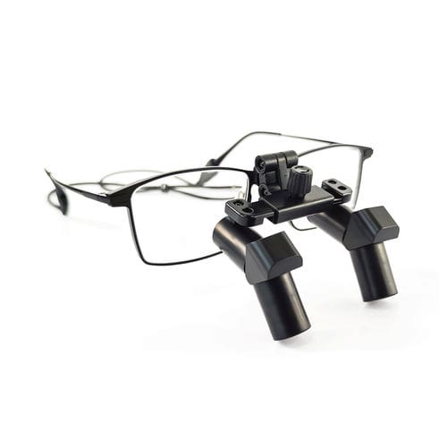 眼镜框双筒放大镜 - Ergo-4.5X - Nanchang Micare Medical Equipment - 带折叠系统