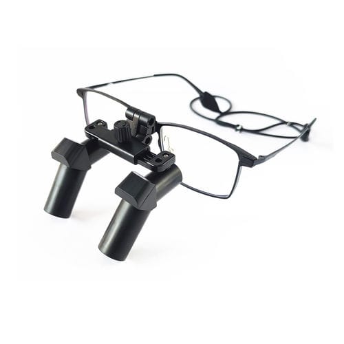 眼镜框双筒放大镜 - Ergo-6.5X - Nanchang Micare Medical Equipment - 带折叠系统