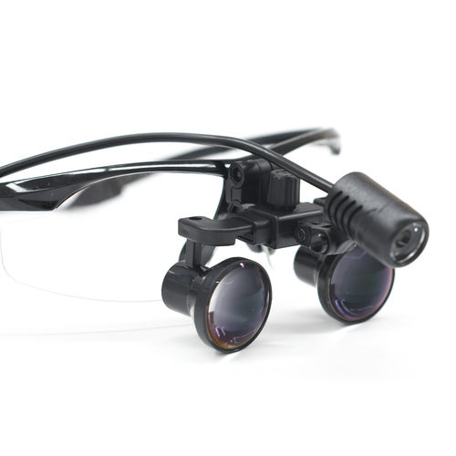 眼镜框双筒放大镜 - 22APS-350X - Nanchang Micare Medical Equipment - 带折叠系统 / 带有医用头灯