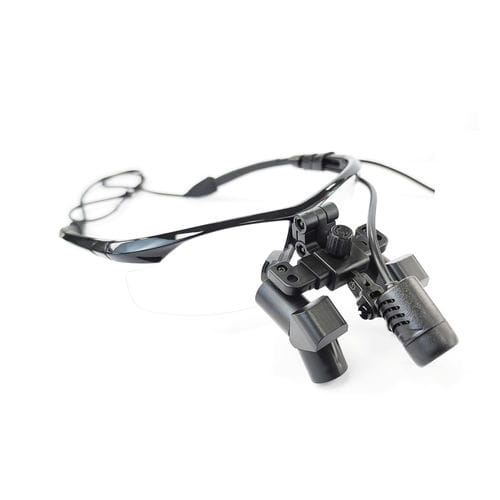 眼镜框双筒放大镜 - EFS-350X with MA JD2100 - Nanchang Micare Medical Equipment - 带折叠系统 / 带有医用头灯