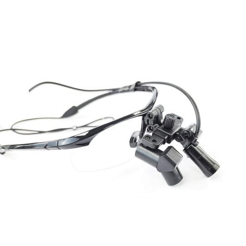 眼镜框双筒放大镜 - EFS-350X with MB JD2100 - Nanchang Micare Medical Equipment - 带折叠系统 / 带有医用头灯