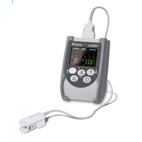 手持式脉搏血氧仪 - sat 801+ - Bitmos GmbH - 医用 / 居家护理 / USB