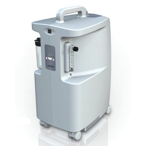 医用氧气浓缩器 - oxy 5000 - Bitmos GmbH - 带滑轮