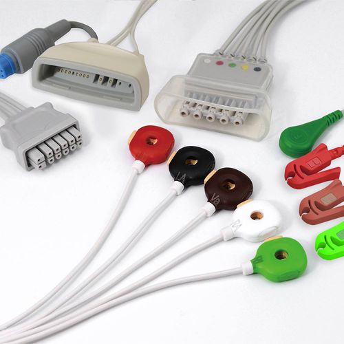 德雷格心电图电缆 - OEM#421930-001,421931-001 - Med-link Electronics Tech - 飞利浦 / 铭睿