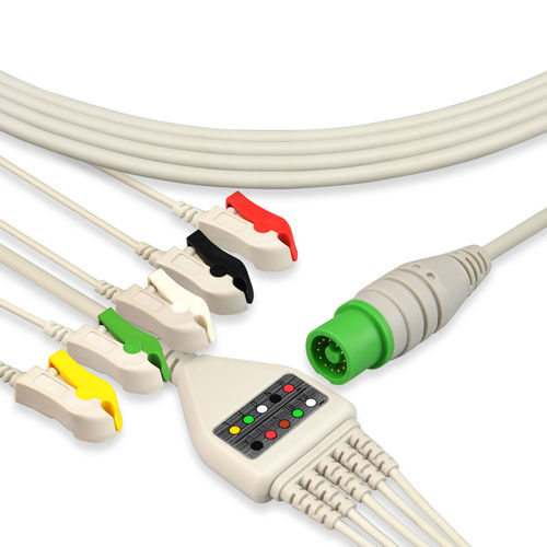 5线式心电图电缆 - EA068C5I - Med-link Electronics Tech - 福田登士