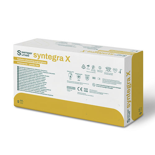 聚异戊二烯质手套 - syntegra X - Sempermed Industrial - 手术 / 无粉 / 无菌