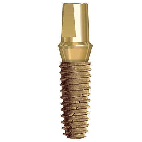 锥形牙齿植入物 - NTF 3408 S - NTA IMPLANT - 钛 / 内六角形 / 直线型