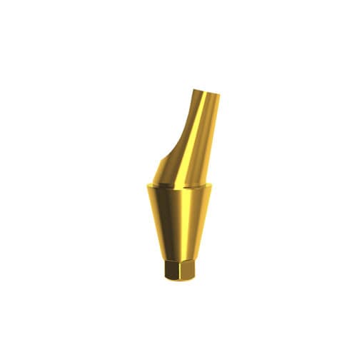 钛种植体基台 - NTAA series - NTA IMPLANT - 外部 / 直线型 / 角形